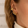 Stainless Steel Geometric Electroplating Women's Earrings