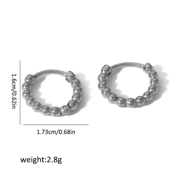 Stainless Steel Geometric Electroplating Women's Earrings