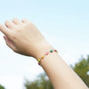 Stainless Steel Geometric Evil Eye Women's Bracelet With Electroplating
