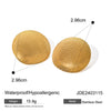 Stainless Steel Geometric Exaggerated Electroplated Women's Earrings