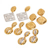 Stainless Steel Geometric Exaggerated Electroplated Women's Earrings
