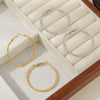 Stainless Steel Geometric Fashion Earrings With Electroplating Treatment