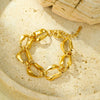 Stainless Steel Geometric Fashion Electroplated Bracelet