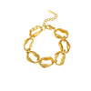 Stainless Steel Geometric Fashion Electroplated Bracelet