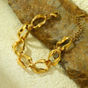 Stainless Steel Geometric Fashion Electroplated Bracelet