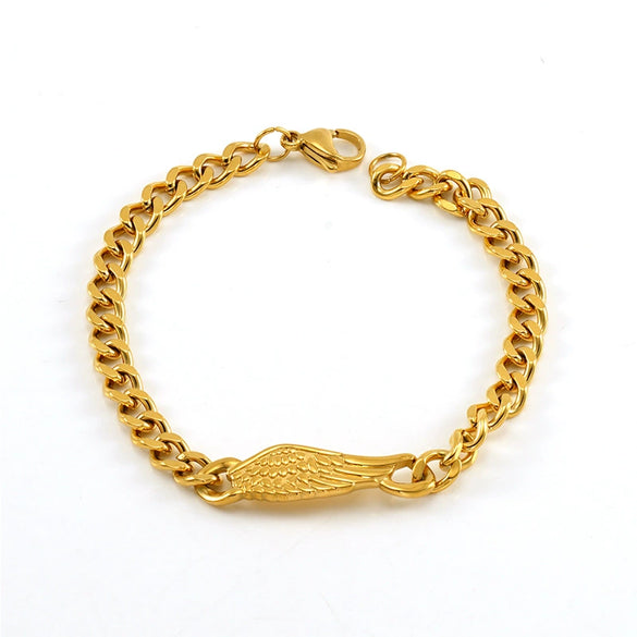 Stainless Steel Geometric Fashion Electroplated Women's Cuban Chain Bracelet