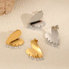 Stainless Steel Geometric Fashion Electroplated Women's Earrings
