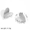 Stainless Steel Geometric Fashion Electroplated Women's Earrings