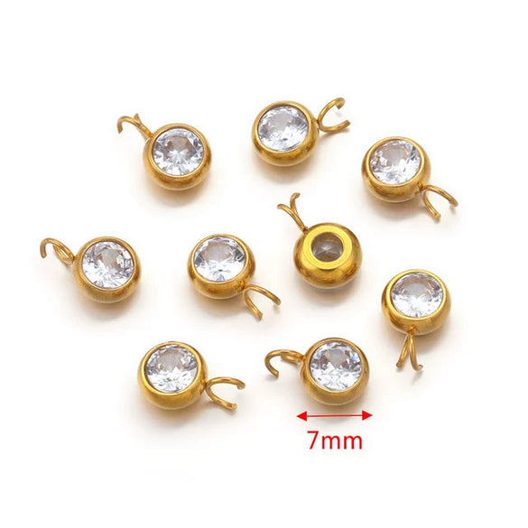 Stainless Steel Geometric Fish Pattern Pendant Jewelry Accessories For Necklace And Bracelet Making Electroplated