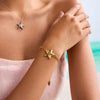 Stainless Steel Geometric Fivepointed Star Electroplated Women's Bracelet Jewelry