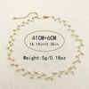 Stainless Steel Geometric Handmade Clavicle Chain Bracelet Accessories With Electroplating