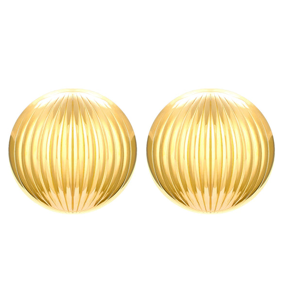 Stainless Steel Geometric Heart Shape Electroplated Women's Earrings Stud