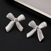 Stainless Steel Geometric Heart Shape Electroplated Women's Earrings Stud