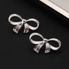 Stainless Steel Geometric Heart Shape Electroplated Women's Earrings Stud