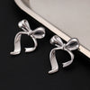 Stainless Steel Geometric Heart Shape Electroplated Women's Earrings Stud