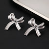 Stainless Steel Geometric Heart Shape Electroplated Women's Earrings Stud