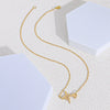 Stainless Steel Geometric Heartbeat Pendant Necklace With Regular Chain Versatile Unisex Gift Jewelry