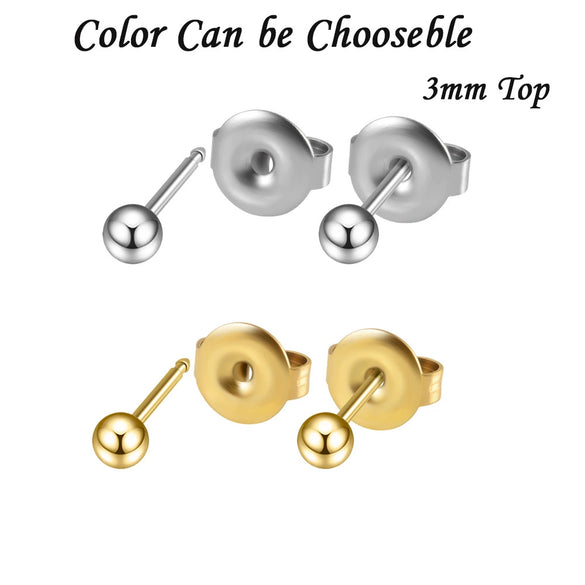 Stainless Steel Geometric Heartshaped Rhinestone Electroplated Ear Studs With Flower Design