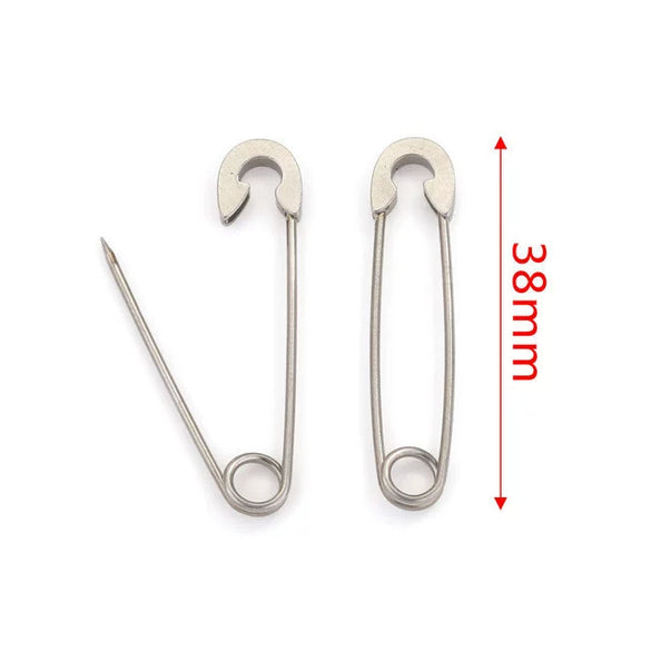 Stainless Steel Geometric Hirback Pattern Handmade Electroplated Brooch Accessories