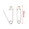 Stainless Steel Geometric Hirback Pattern Handmade Electroplated Brooch Accessories