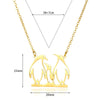 Stainless Steel Geometric Hollow Heart Pendant Necklace With Electroplating And Cross Chain Design For Unisex