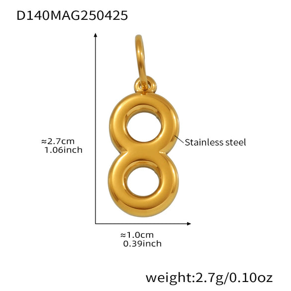 316L Stainless Steel Geometric Hollow Pendant Bracelet Electroplating Fashion Jewelry