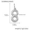 316L Stainless Steel Geometric Hollow Pendant Bracelet Electroplating Fashion Jewelry