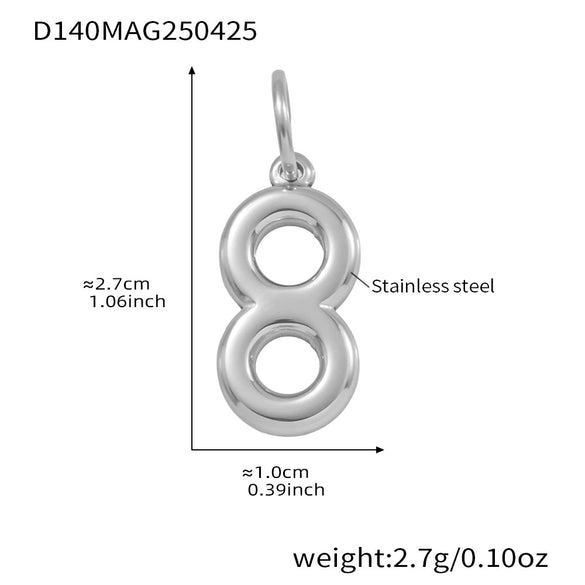 316L Stainless Steel Geometric Hollow Pendant Bracelet Electroplating Fashion Jewelry