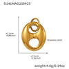 316L Stainless Steel Geometric Hollow Pendant Bracelet Electroplating Fashion Jewelry