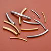 Stainless Steel Geometric Hollow Tube Handmade Electroplated Bracelet And Necklace Accessories