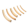 Stainless Steel Geometric Hollow Tube Handmade Electroplated Bracelet And Necklace Accessories
