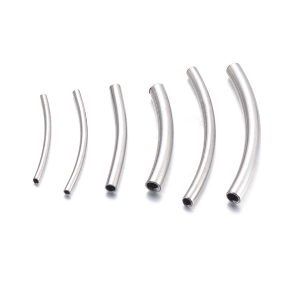 Stainless Steel Geometric Hollow Tube Handmade Electroplated Bracelet And Necklace Accessories