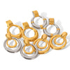 Stainless Steel Geometric Hoop Earrings For Women Electroplated Light Luxury Highend Nonfading Jewelry