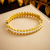 Stainless Steel Geometric Irregular Serrated Round Fashion Electroplated Diamond Bracelet