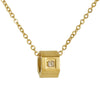 316L Stainless Steel Geometric Joker Hexagonal 3D Pendant Necklace Electroplating Unisex