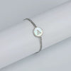 316L Stainless Steel Geometric Letter Bracelet For Women