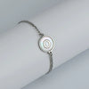 316L Stainless Steel Geometric Letter Bracelet For Women