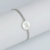 316L Stainless Steel Geometric Letter Bracelet For Women