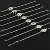 316L Stainless Steel Geometric Letter Bracelet For Women