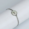 316L Stainless Steel Geometric Letter Bracelet For Women