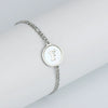 316L Stainless Steel Geometric Letter Bracelet For Women