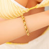 Stainless Steel Geometric Light Luxury Bracelet With Electroplating