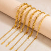 Stainless Steel Geometric Light Luxury Bracelet With Electroplating