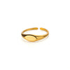 Stainless Steel Geometric Light Luxury Style Open Ring Jewelry With Electroplating