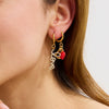 Stainless Steel Geometric Marine Ear Jewelry Electroplating For Women