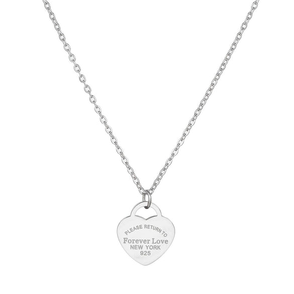 Stainless Steel Geometric Mother And Child Pendant Necklace With Snake Bone Chain Real Gold Electroplated