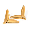 Stainless Steel Geometric Niche Earrings With Electroplating For Women