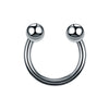 Stainless Steel Geometric Nose Ring Body Puncture Jewelry Electroplated