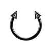 Stainless Steel Geometric Nose Ring Body Puncture Jewelry Electroplated