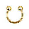 Stainless Steel Geometric Nose Ring Body Puncture Jewelry Electroplated